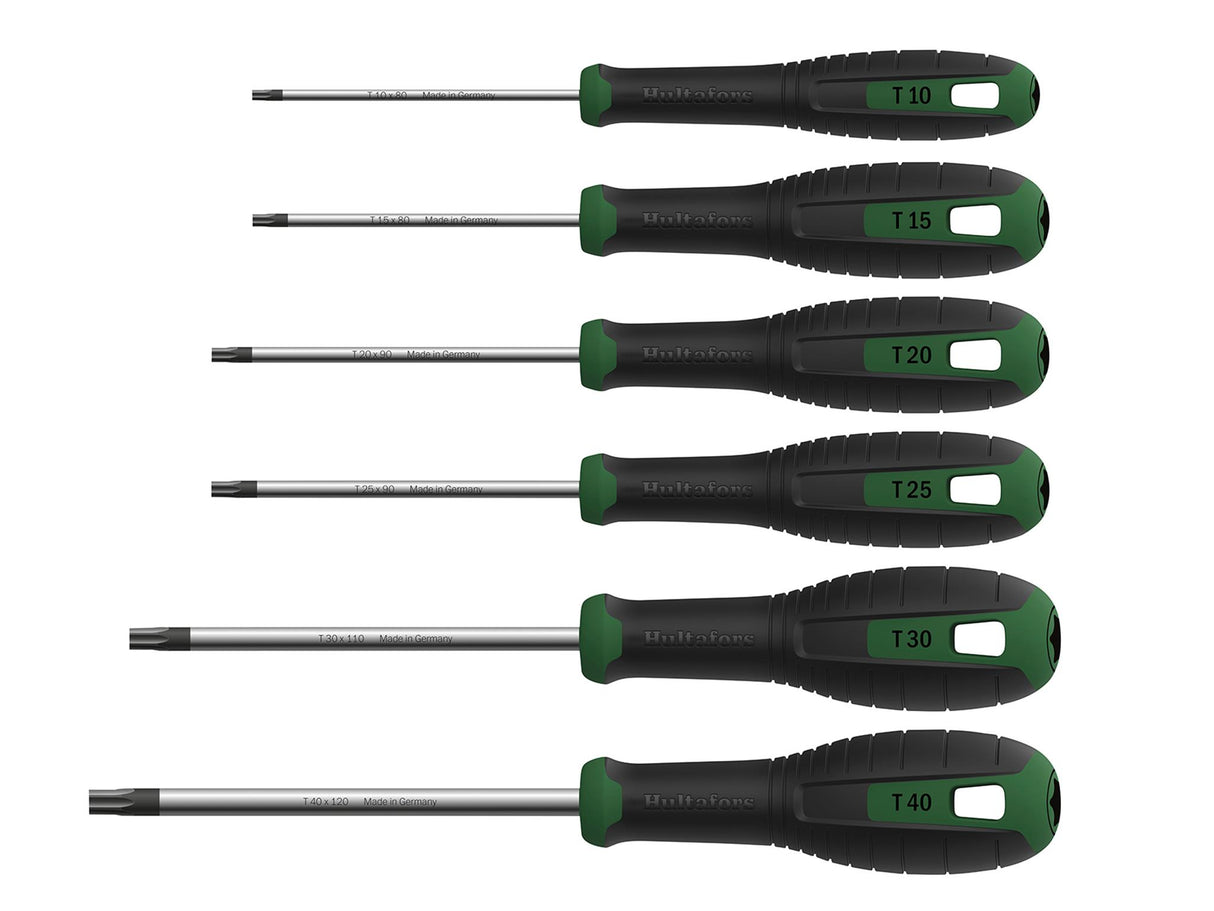 Hultafors TORX® Screwdriver Set, 6 Piece