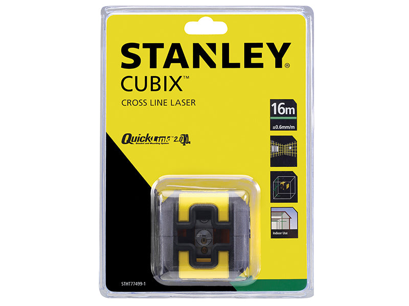 STANLEY® Intelli Tools Cubix Cross Line Laser Level (Green Beam)