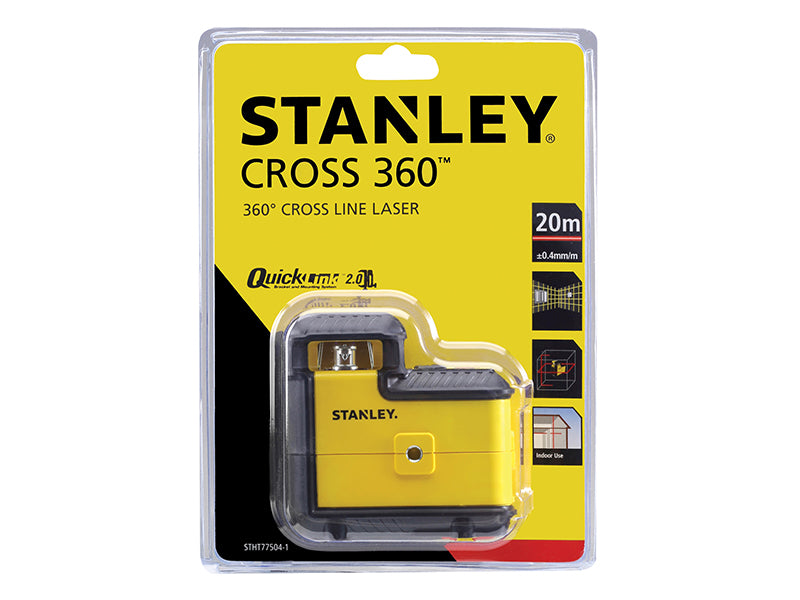 STANLEY® Intelli Tools 360° Cross Line Laser (Red Beam)