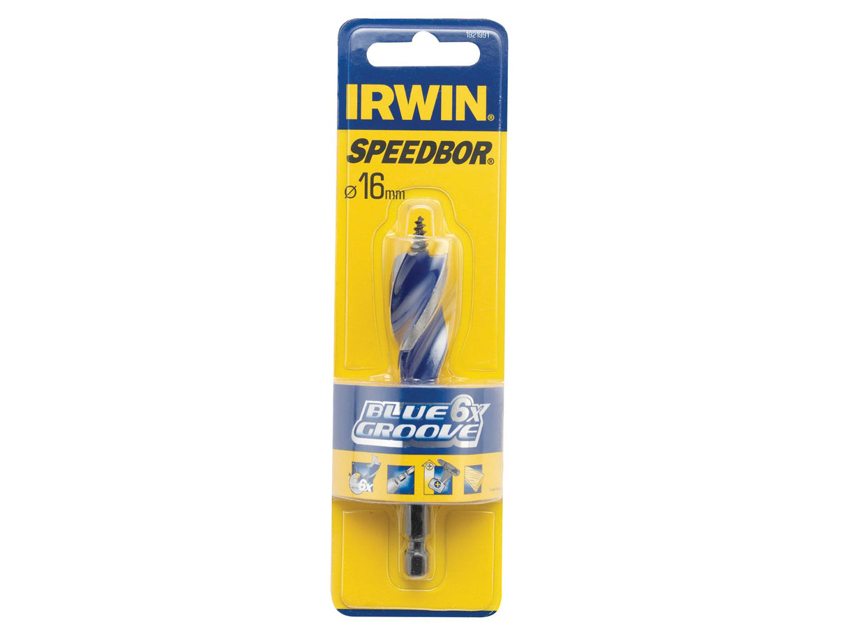 IRWIN® Blue Groove 6X Stubby Wood Bit