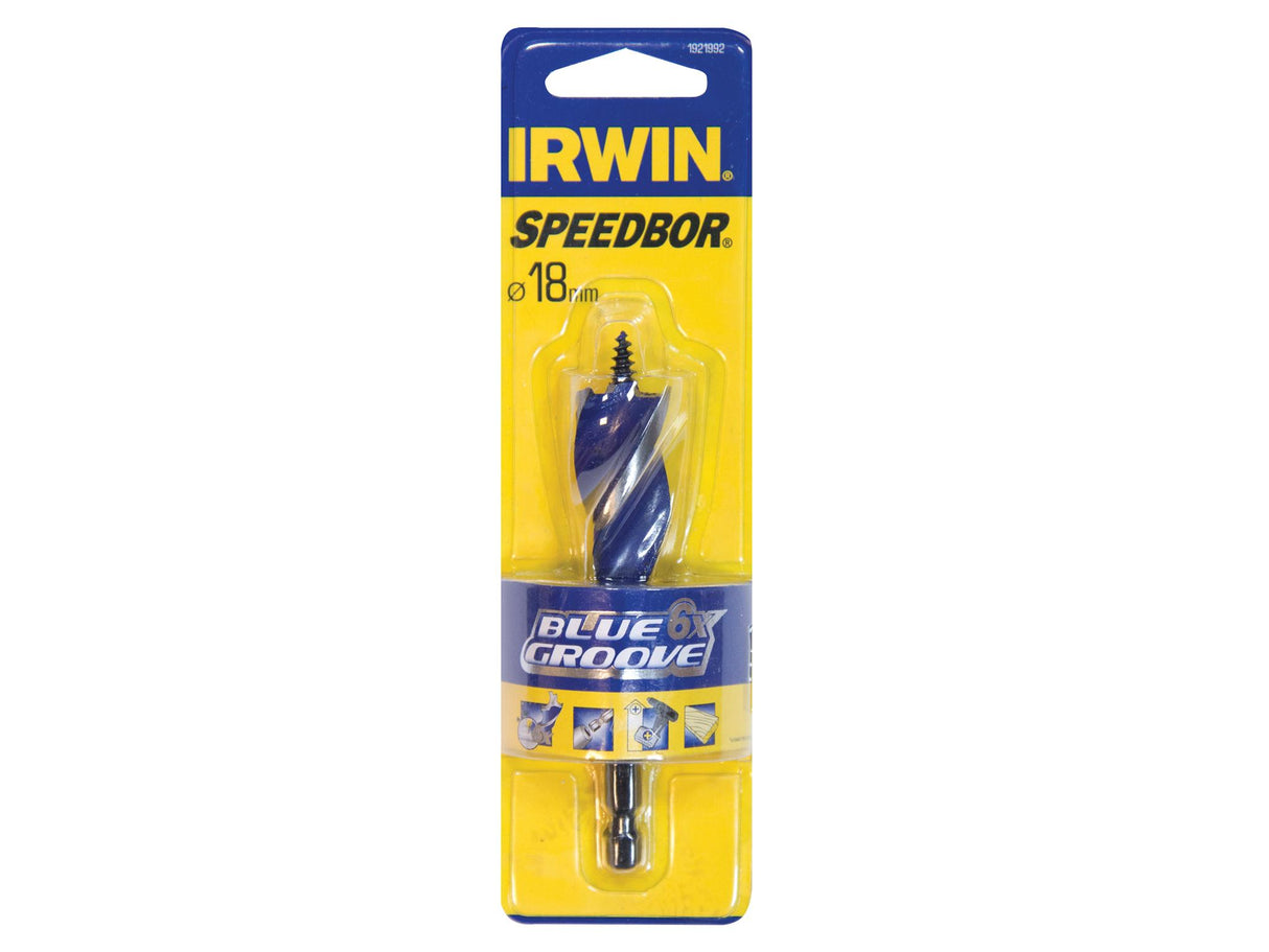 IRWIN® Blue Groove 6X Stubby Wood Bit