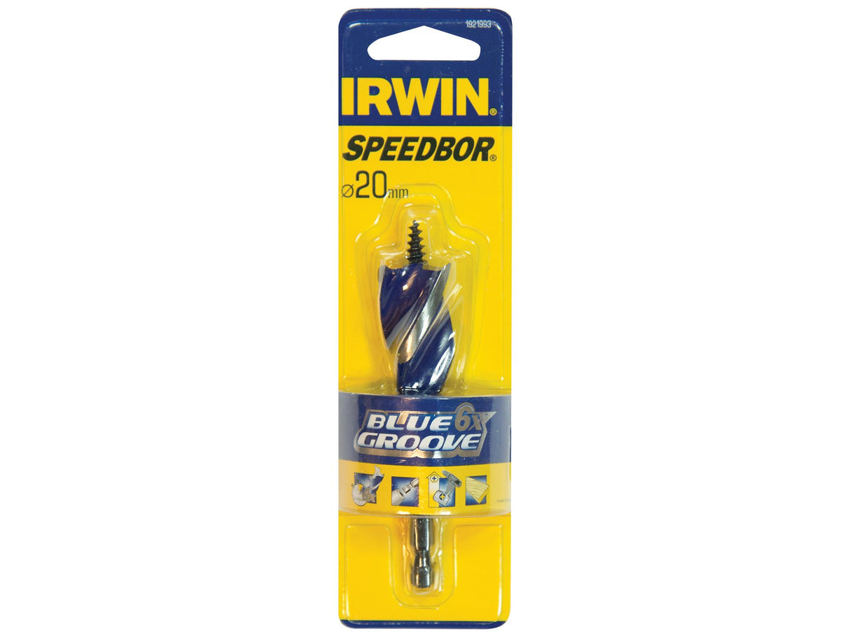 IRWIN® Blue Groove 6X Stubby Wood Bit