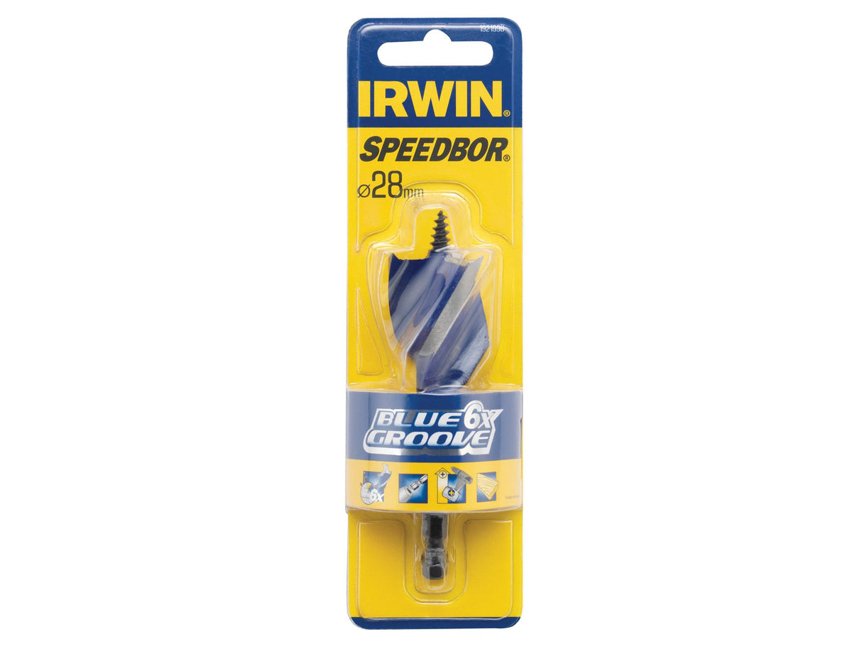IRWIN® Blue Groove 6X Stubby Wood Bit