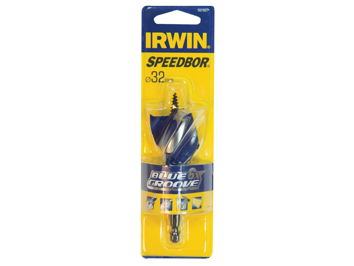 IRWIN® Blue Groove 6X Stubby Wood Bit
