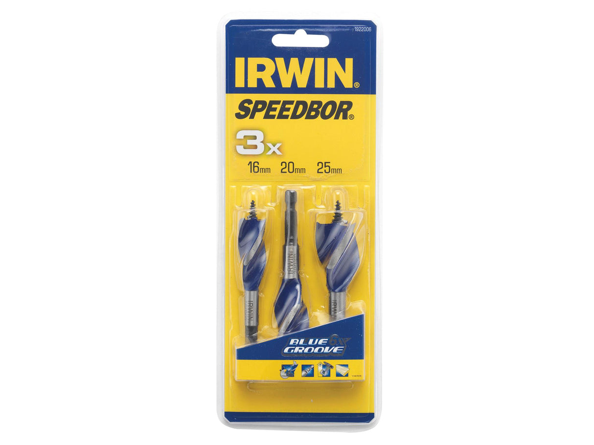 IRWIN® Blue Groove 6X Stubby Wood Bit