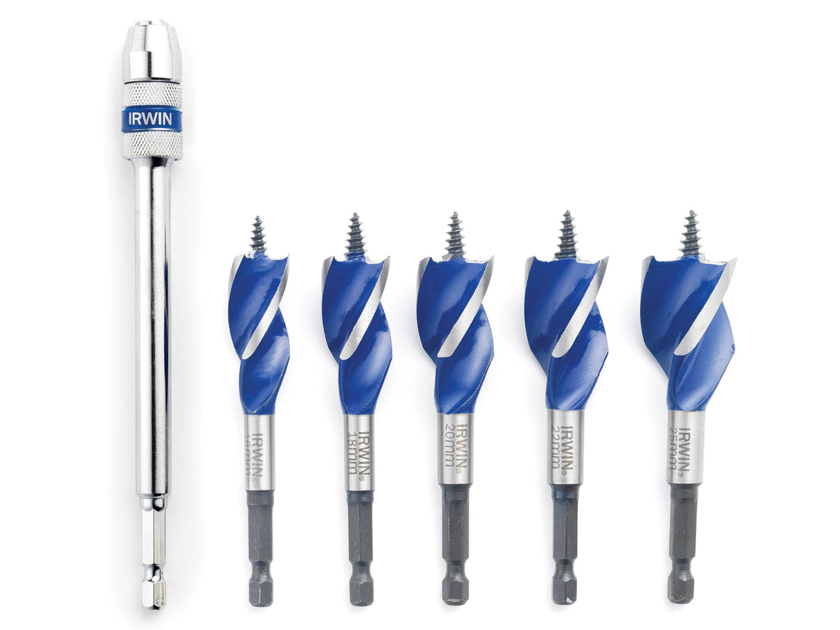 IRWIN® Blue Groove 6X Stubby Wood Bit