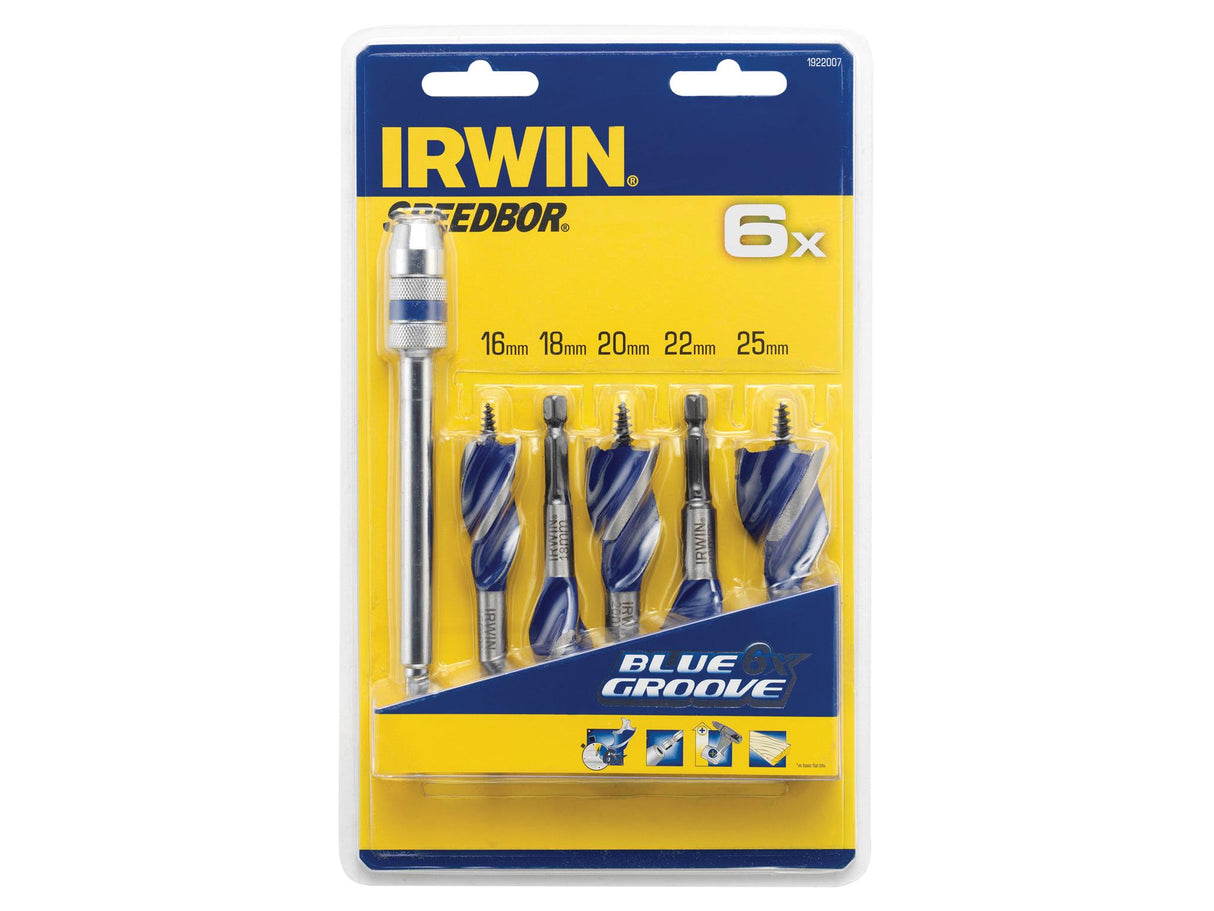 IRWIN® Blue Groove 6X Stubby Wood Bit