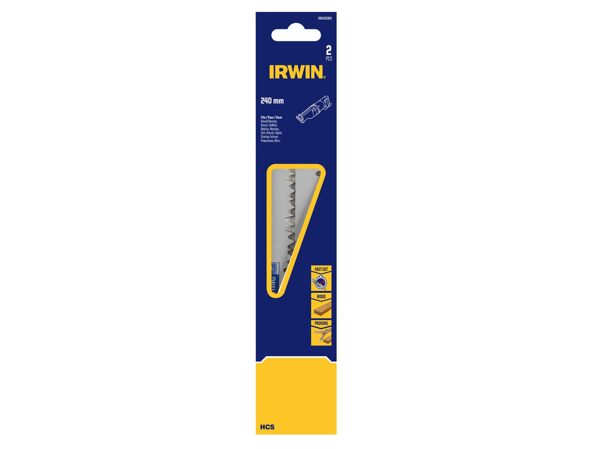 IRWIN® Coarse Wood Cutting Sabre Saw Blades