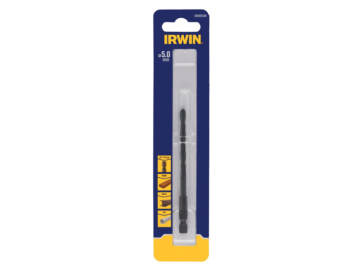 IRWIN® HSS Drill Bit Hex Shank Bits