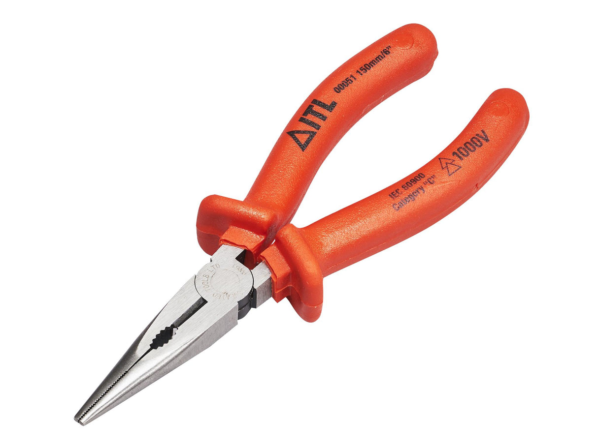 ITL Insulated Insulated Snipe Nose Pliers