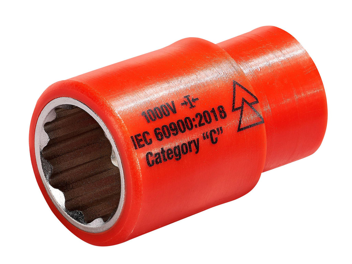 ITL Insulated Insulated Socket, 3/8in Drive