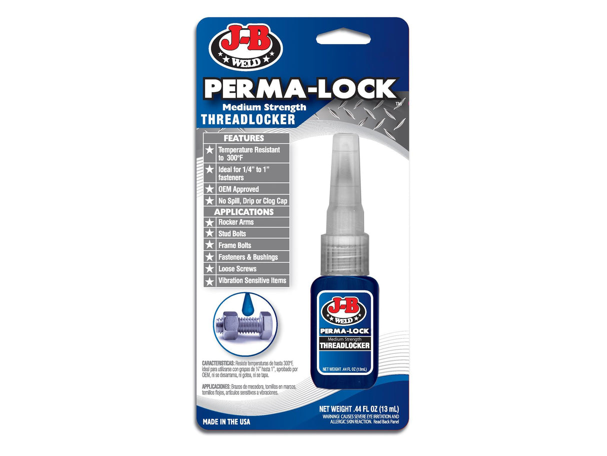 J-B Weld Perma-lock Blue Medium Strength Threadlocker
