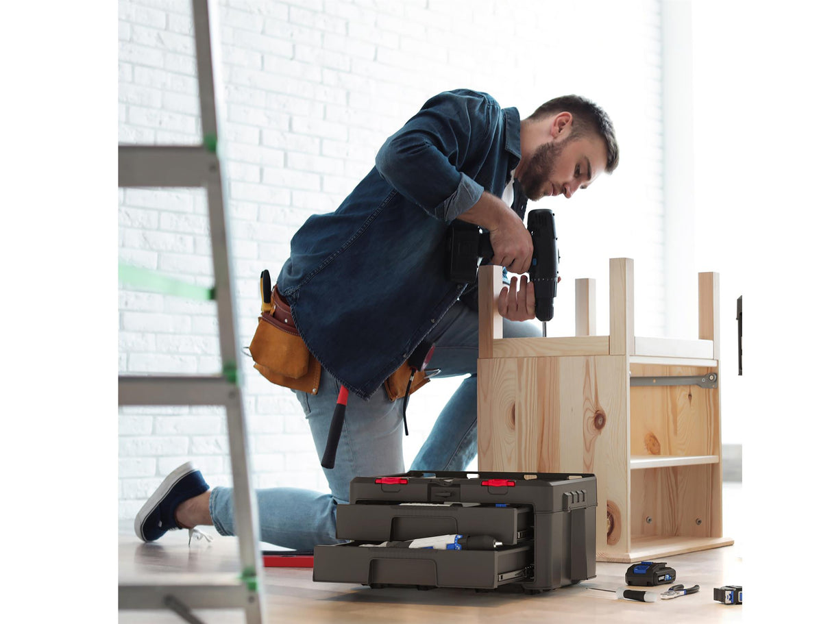 Keter Roc Stack N Roll 2-Drawer Unit