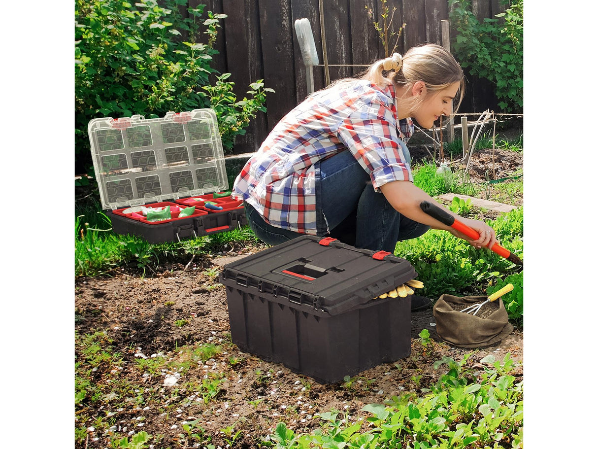 Keter Roc Stack N Roll Tool Box