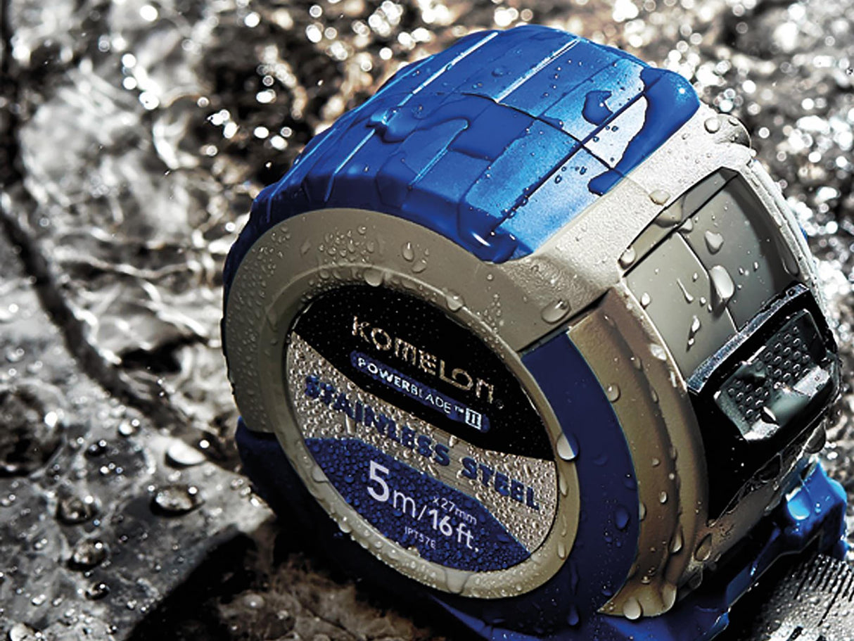 Komelon Stainless Steel PowerBlade Pocket Tape