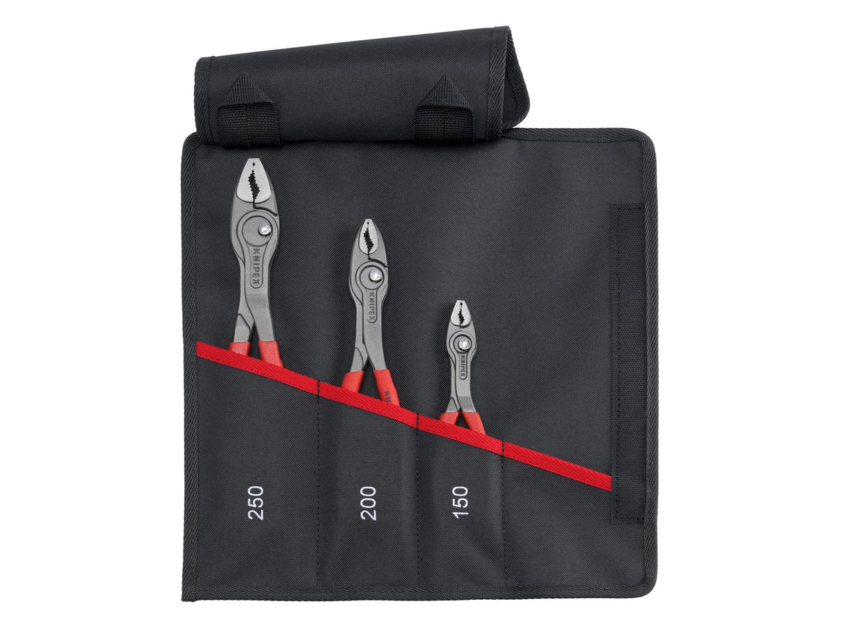 Knipex 00 19 61 V01 TwinGrip® Slip Joint Pliers Set, 3 Piece