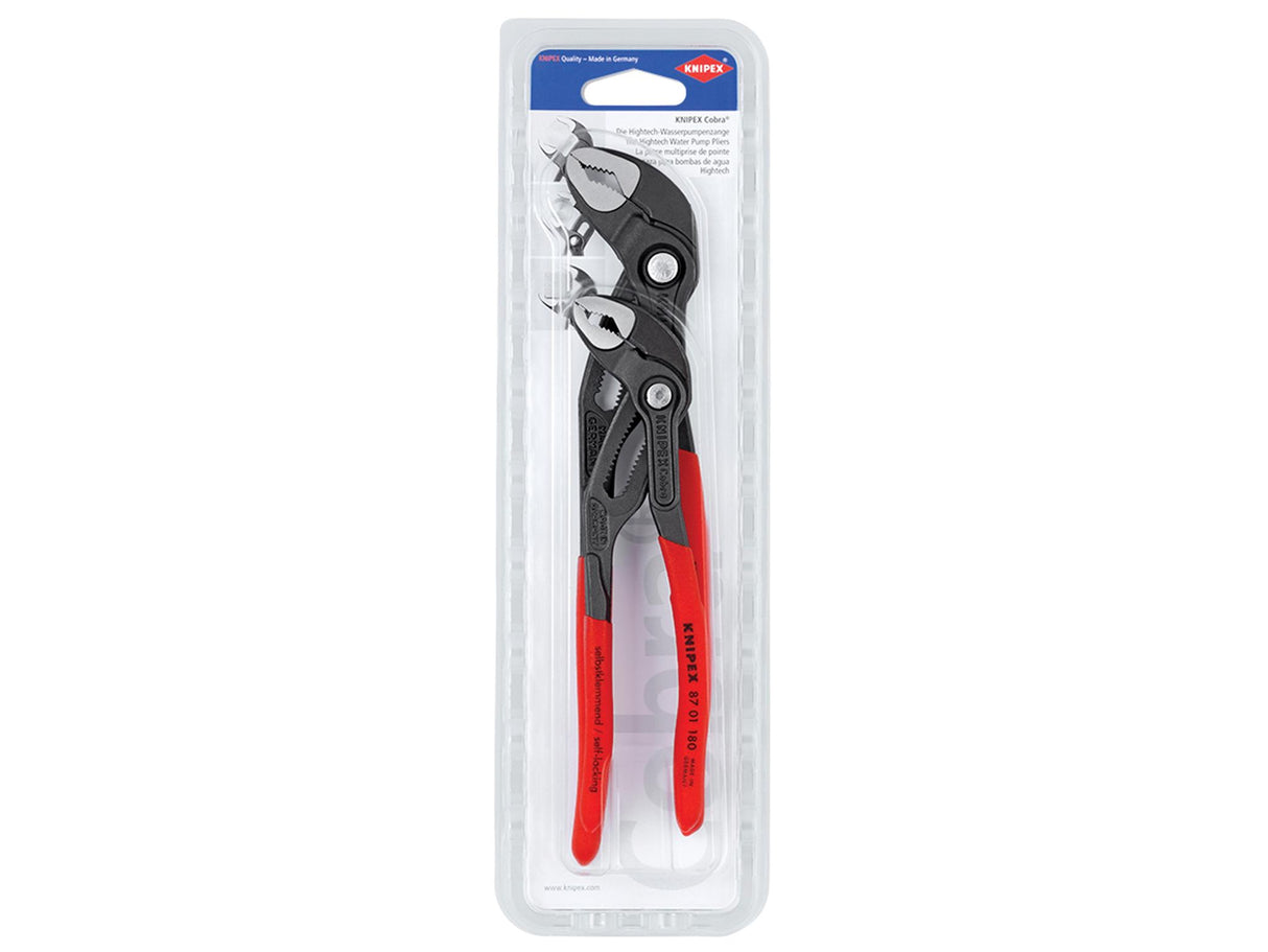 Knipex Cobra® Water Pump Pliers, Cushion Grip