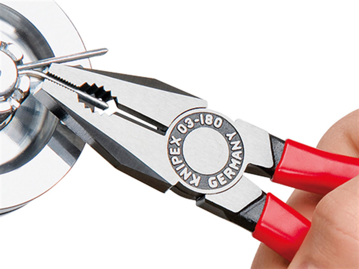 Knipex 03 01 Series Combination Pliers, PVC Grips