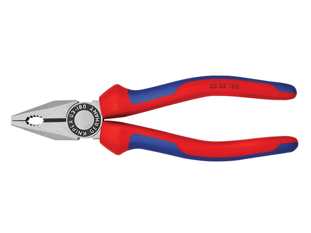 Knipex 03 02 Series Combination Pliers, Multi-Component Grip