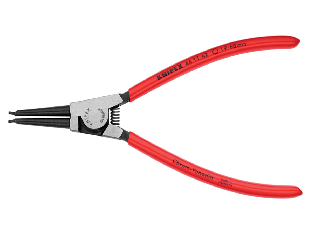 Knipex 46 11 Series External Straight Circlip Pliers
