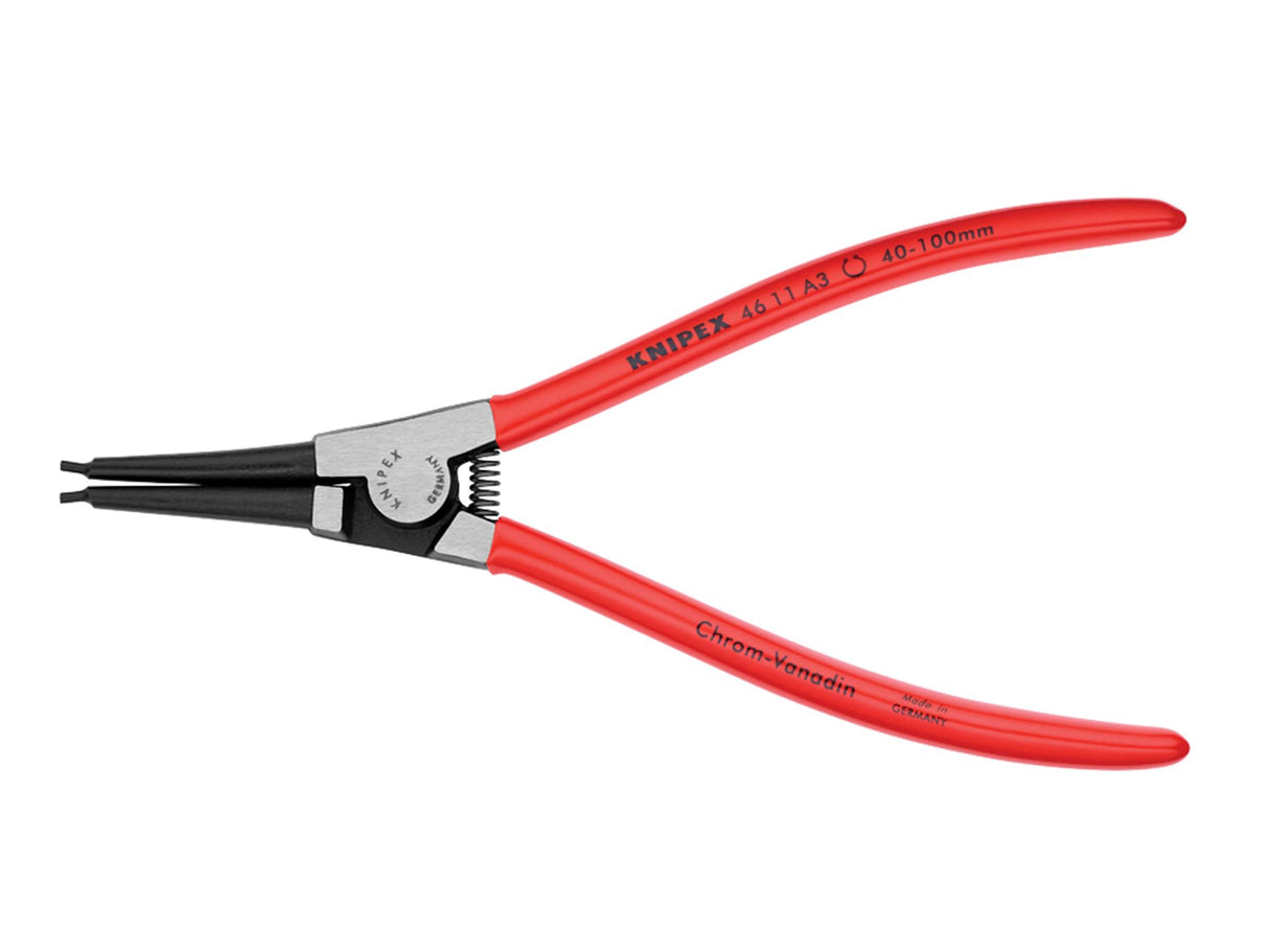 Knipex 46 11 Series External Straight Circlip Pliers