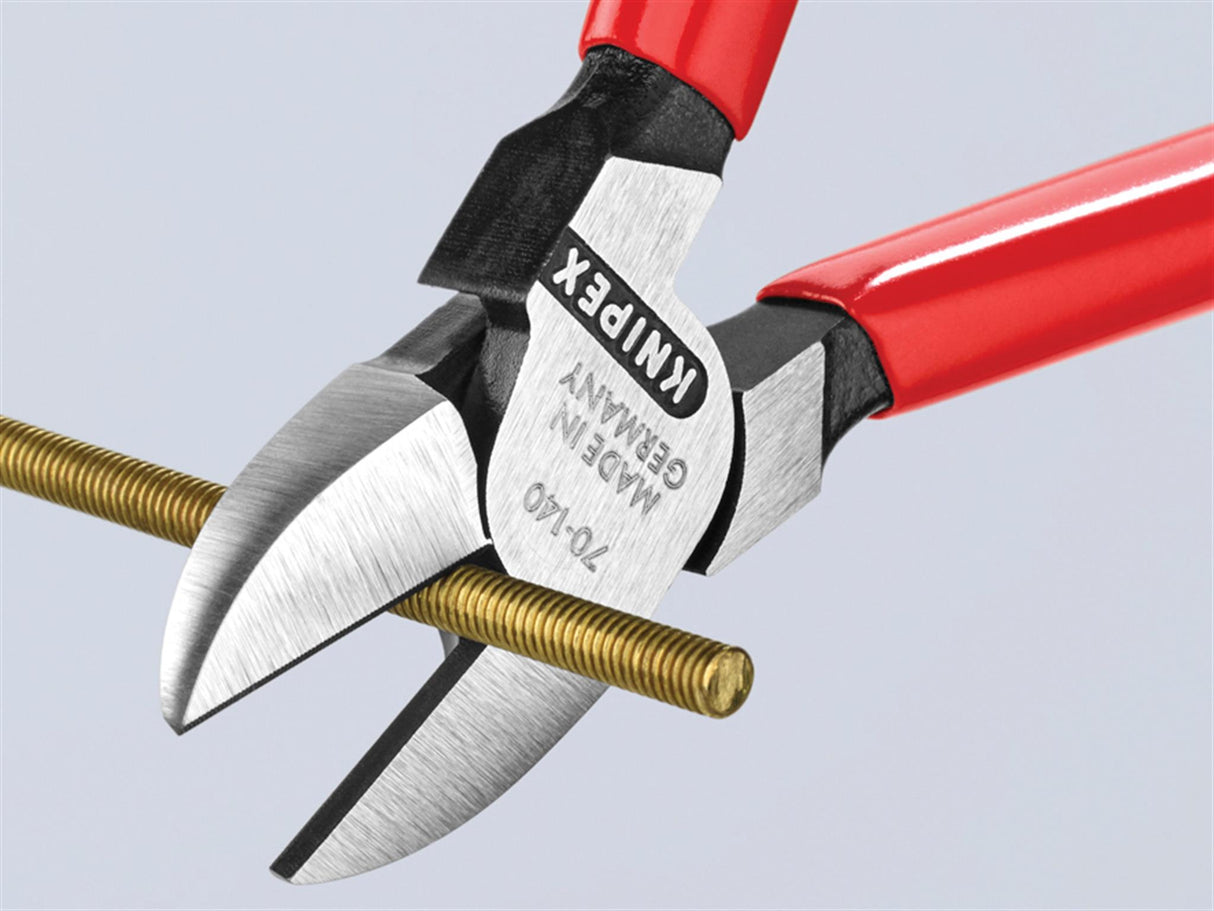 Knipex 70 01 Series Diagonal Cutters, PVC Grip