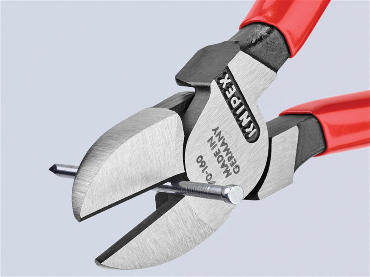 Knipex 70 01 Series Diagonal Cutters, PVC Grip