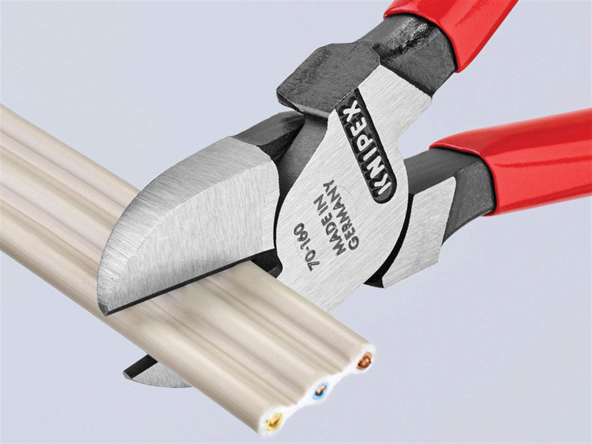 Knipex 70 01 Series Diagonal Cutters, PVC Grip
