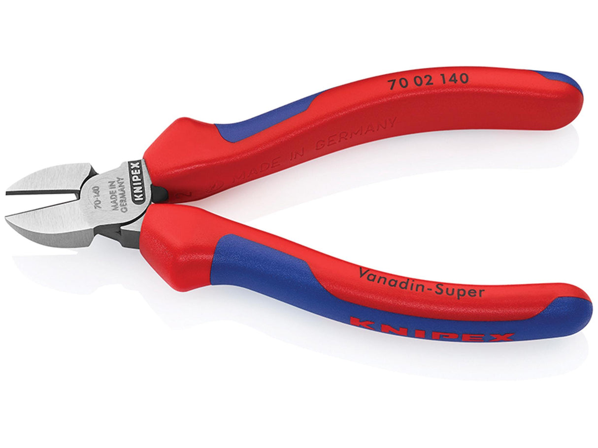 Knipex 70 02 Series Diagonal Cutters, Multi-Component Grip