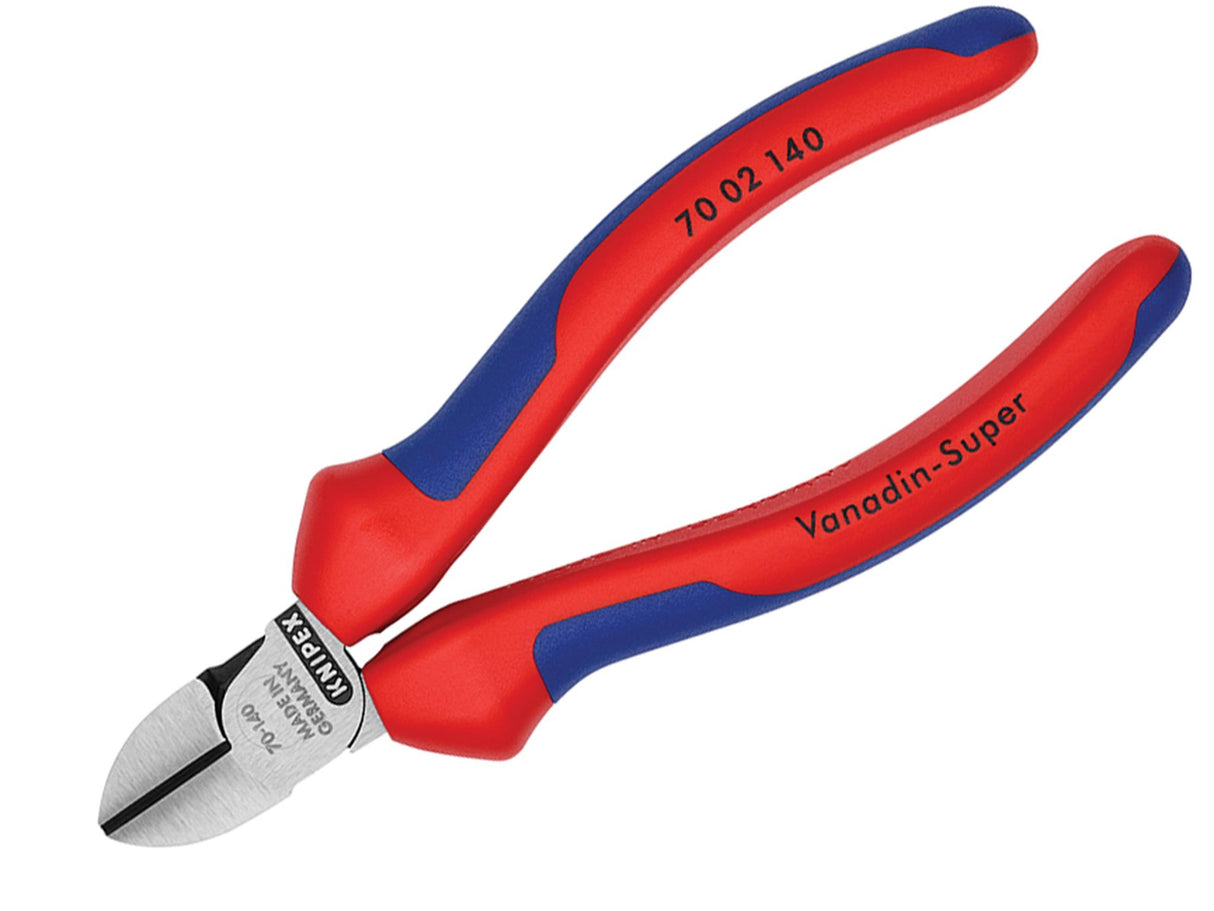 Knipex 70 02 Series Diagonal Cutters, Multi-Component Grip