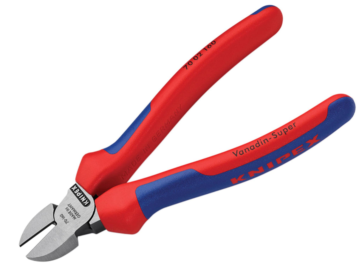 Knipex 70 02 Series Diagonal Cutters, Multi-Component Grip