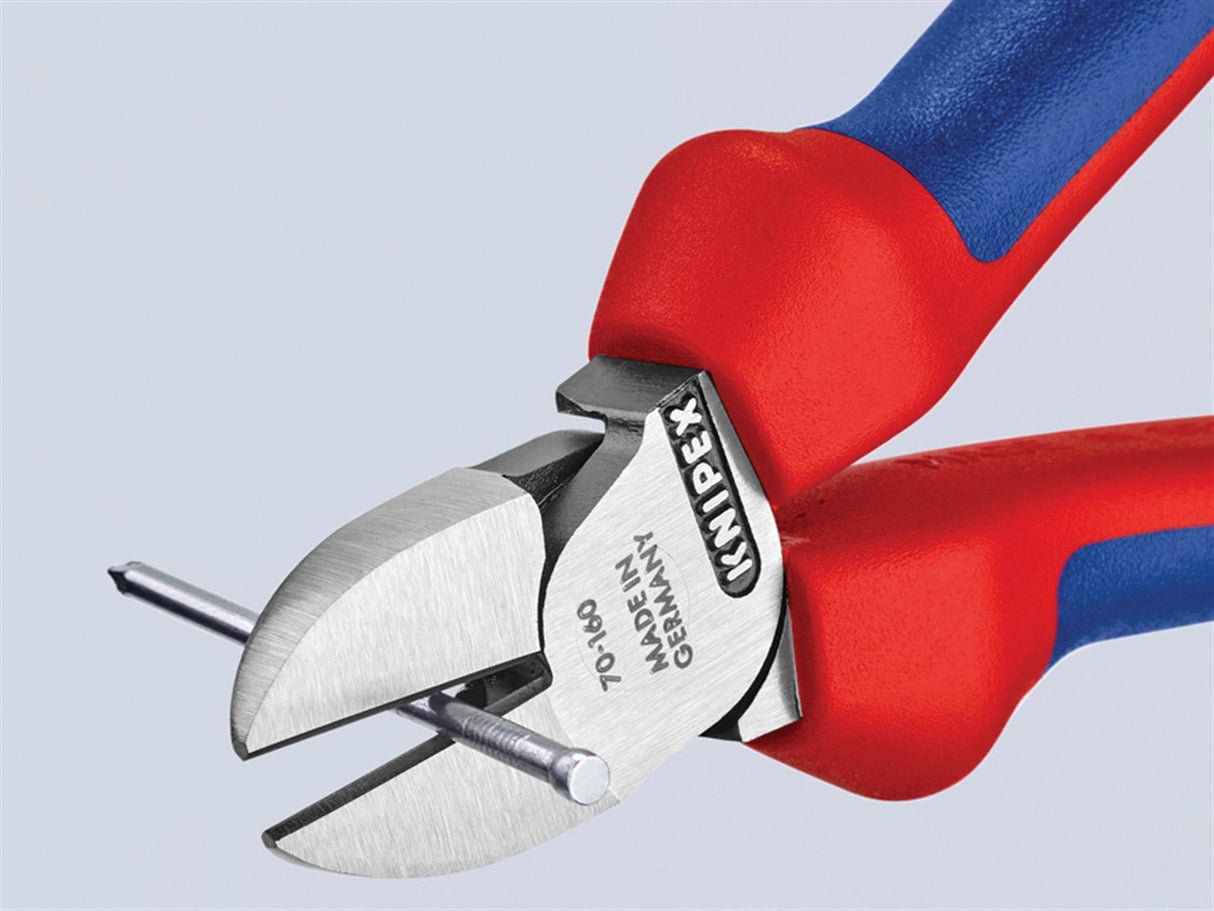 Knipex 70 02 Series Diagonal Cutters, Multi-Component Grip