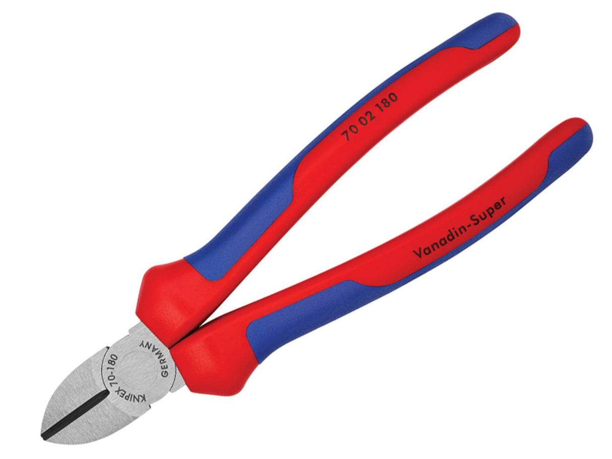 Knipex 70 02 Series Diagonal Cutters, Multi-Component Grip