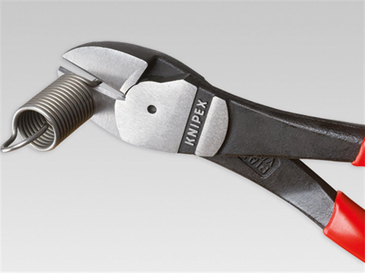 Knipex 74 01 Series High Leverage Diagonal Cutters, PVC Grips