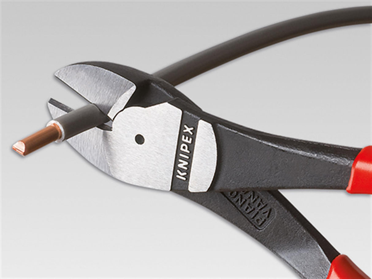 Knipex 74 01 Series High Leverage Diagonal Cutters, PVC Grips