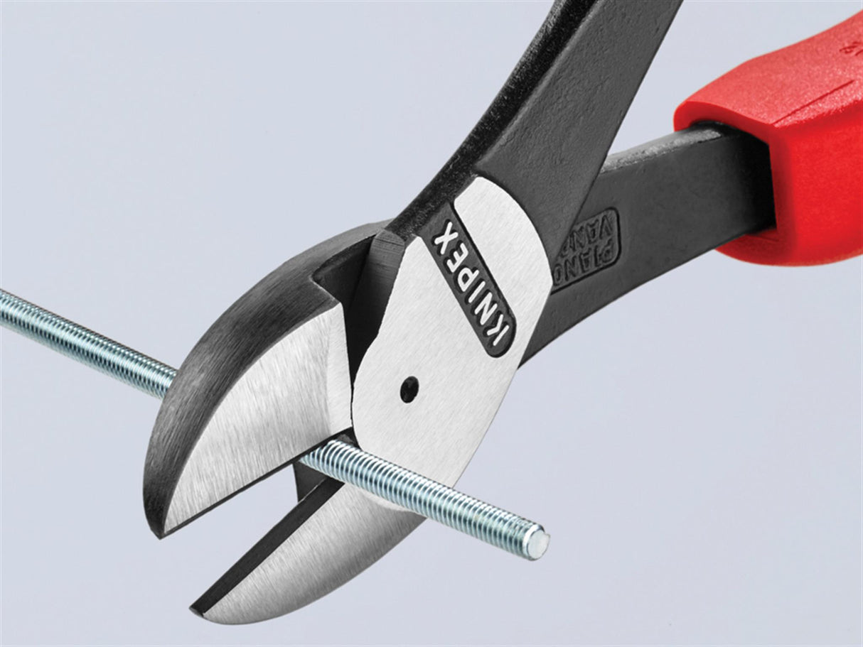 Knipex 74 02 Series High Leverage Diagonal Cutters, Multi-Component Grip