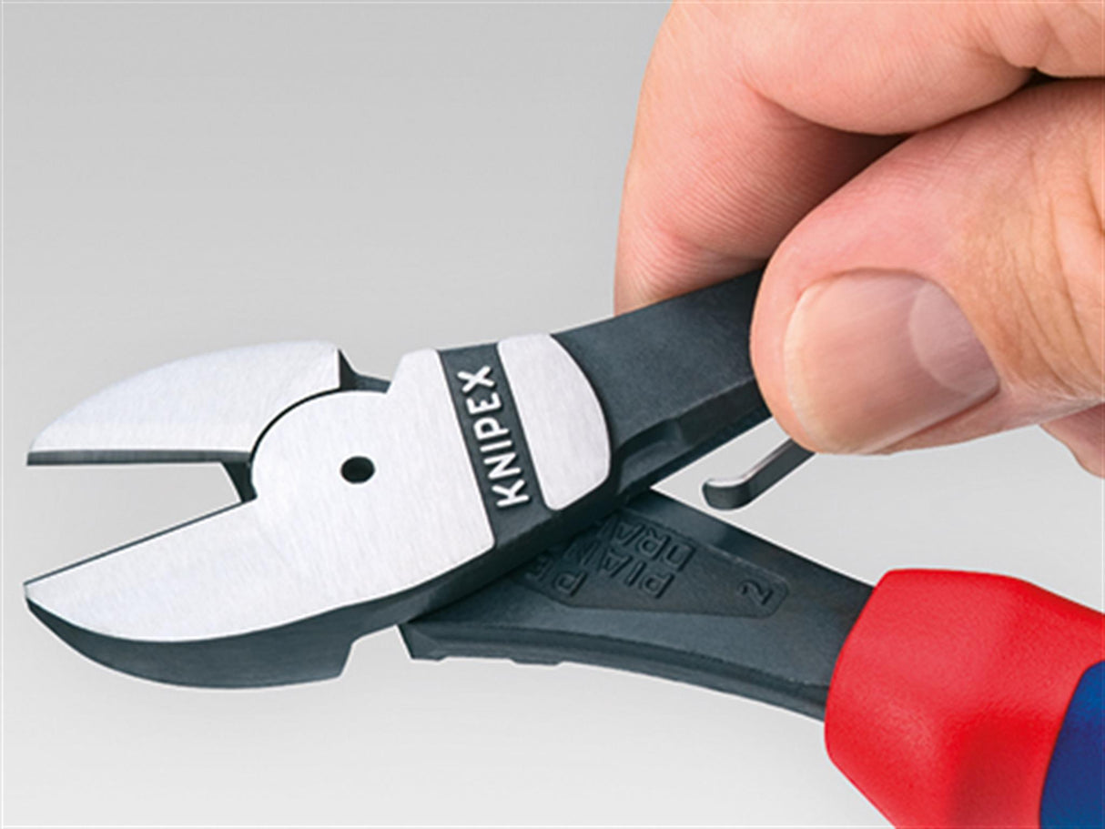 Knipex 74 02 Series High Leverage Diagonal Cutters, Multi-Component Grip