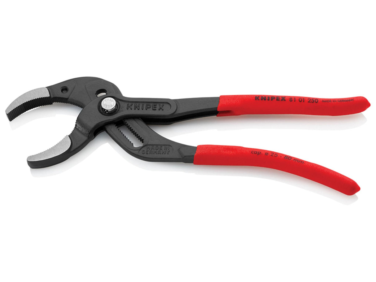 Knipex Plastic Pipe Gripping Pliers 80mm Capacity 250mm