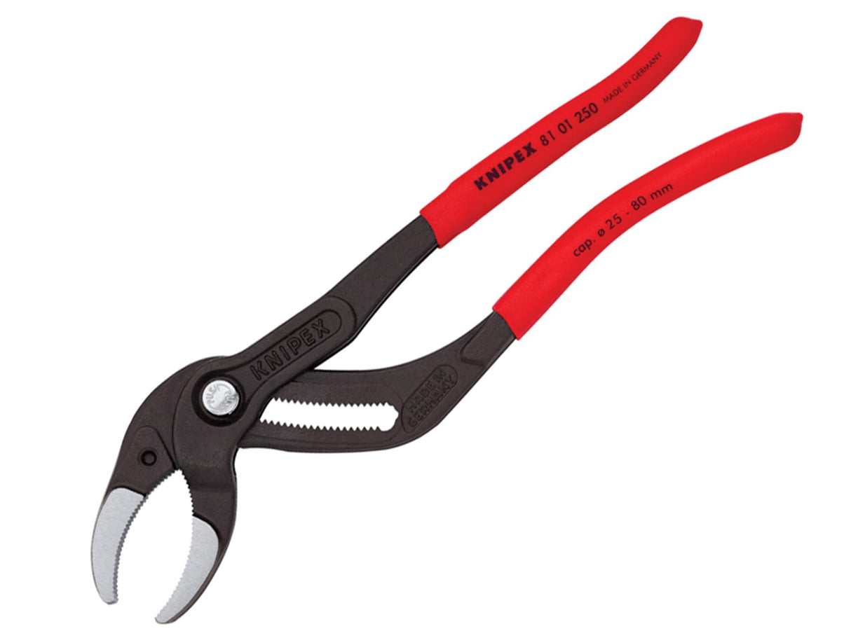 Knipex Plastic Pipe Gripping Pliers 80mm Capacity 250mm