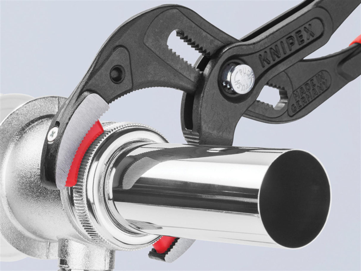 Knipex Plastic Pipe Grip Pliers Plastic Jaws 75mm Capacity 250mm