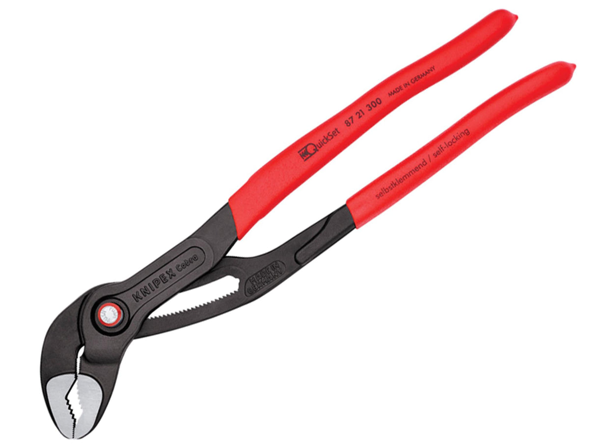 Knipex Cobra® Quickset Water Pump Pliers PVC Grips