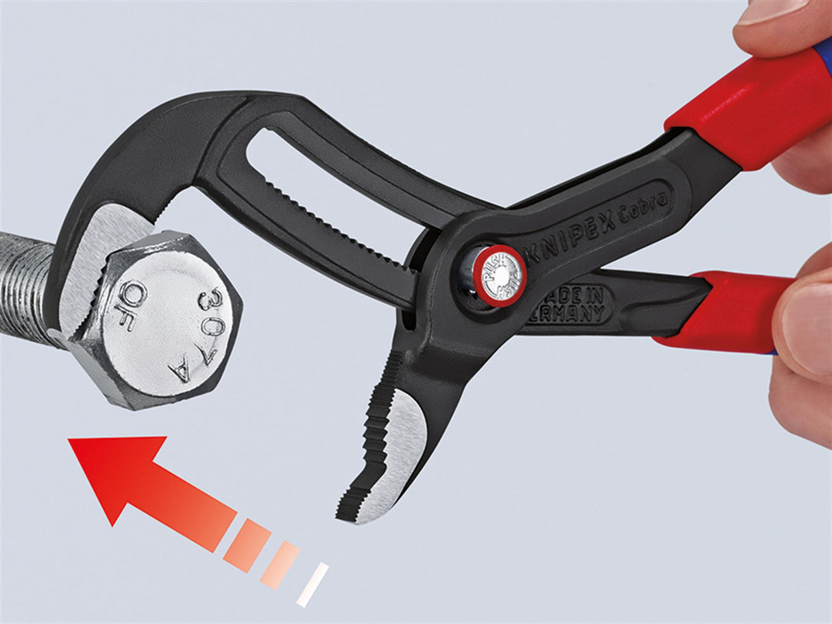 Knipex Cobra® Quickset Water Pump Pliers PVC Grips