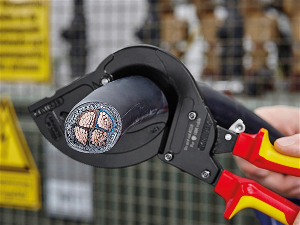 Knipex VDE Ratchet Action Cable Cutter 315mm