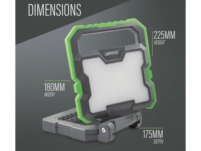 Lighthouse Rechargeable Work Light 2000 Lumens
