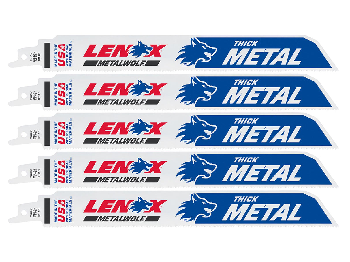 LENOX MetalWolf Wave Edge Reciprocating Saw Blades