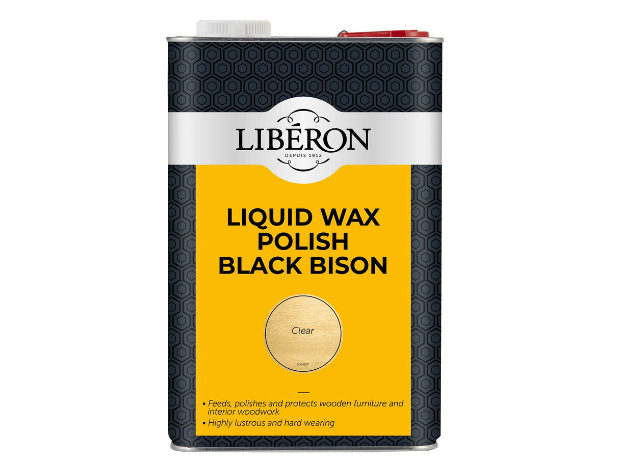 Liberon Liquid Wax Polish Black Bison