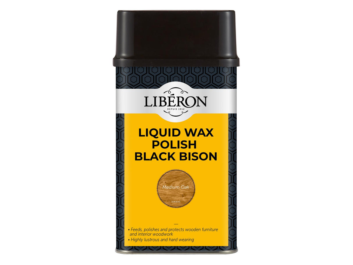 Liberon Liquid Wax Polish Black Bison