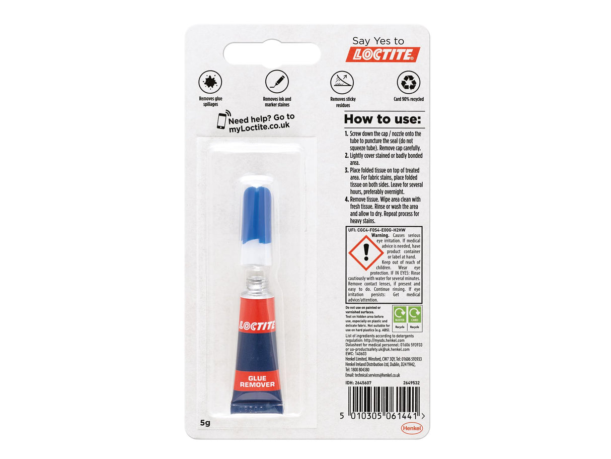 Loctite Glue Remover, Tube 5g
