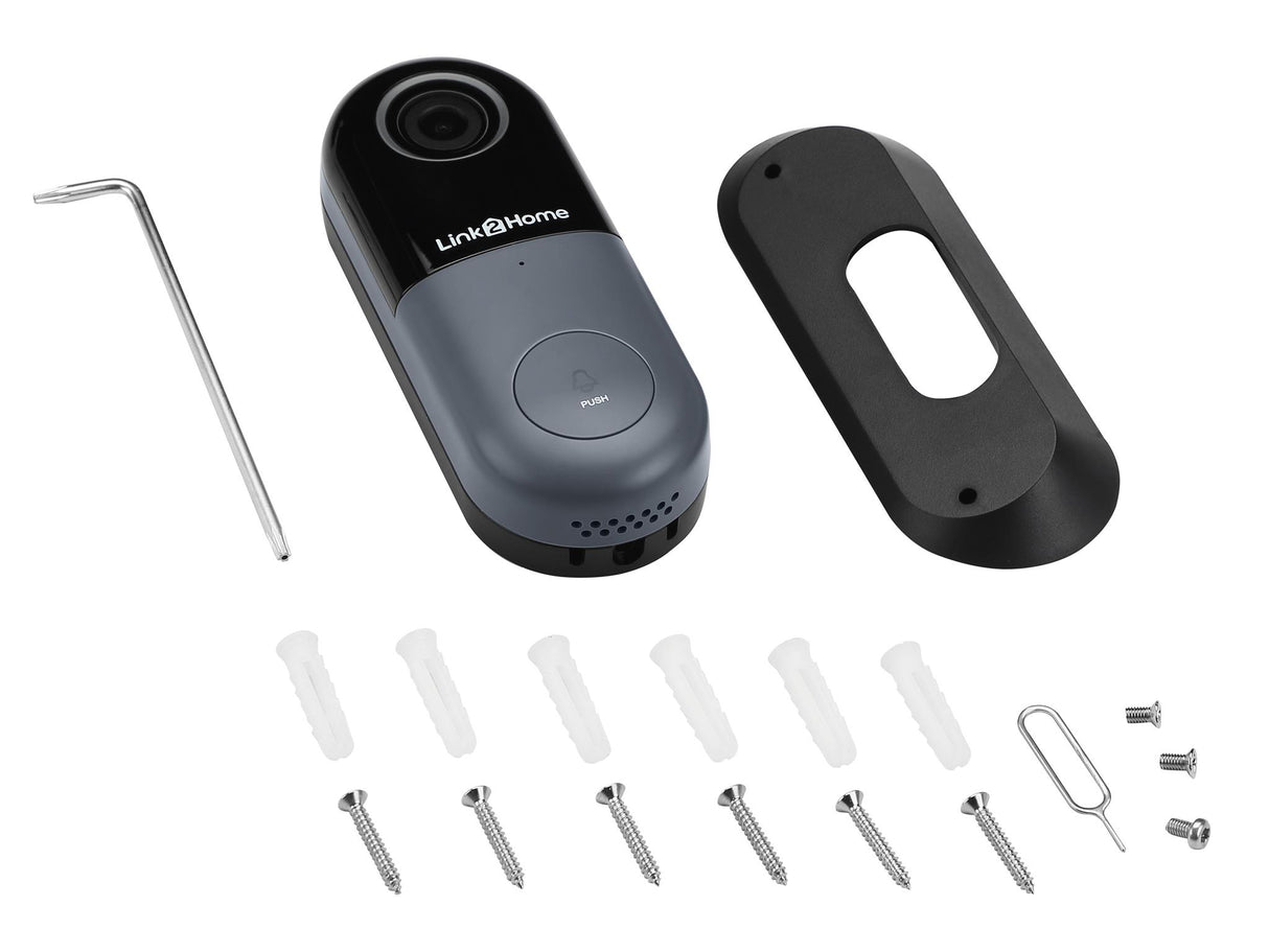 Link2Home Weatherproof (IP54) Smart Doorbell