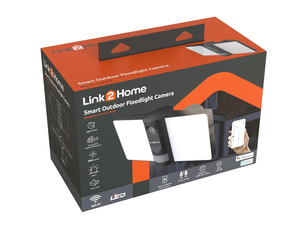 Link2Home Outdoor Smart Floodlight Camera